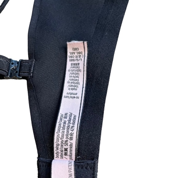 Victoria’s Secret Lightly Lined Demi No Wire Adjustable Bra (Large) Black - Picture 4 of 7